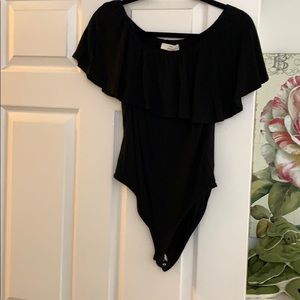 NWT Large Off the shoulder bodysuit